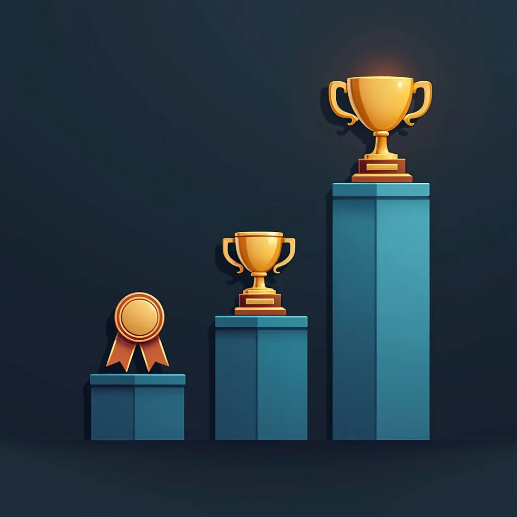 Gráficos de crecimiento y medallas de premios
