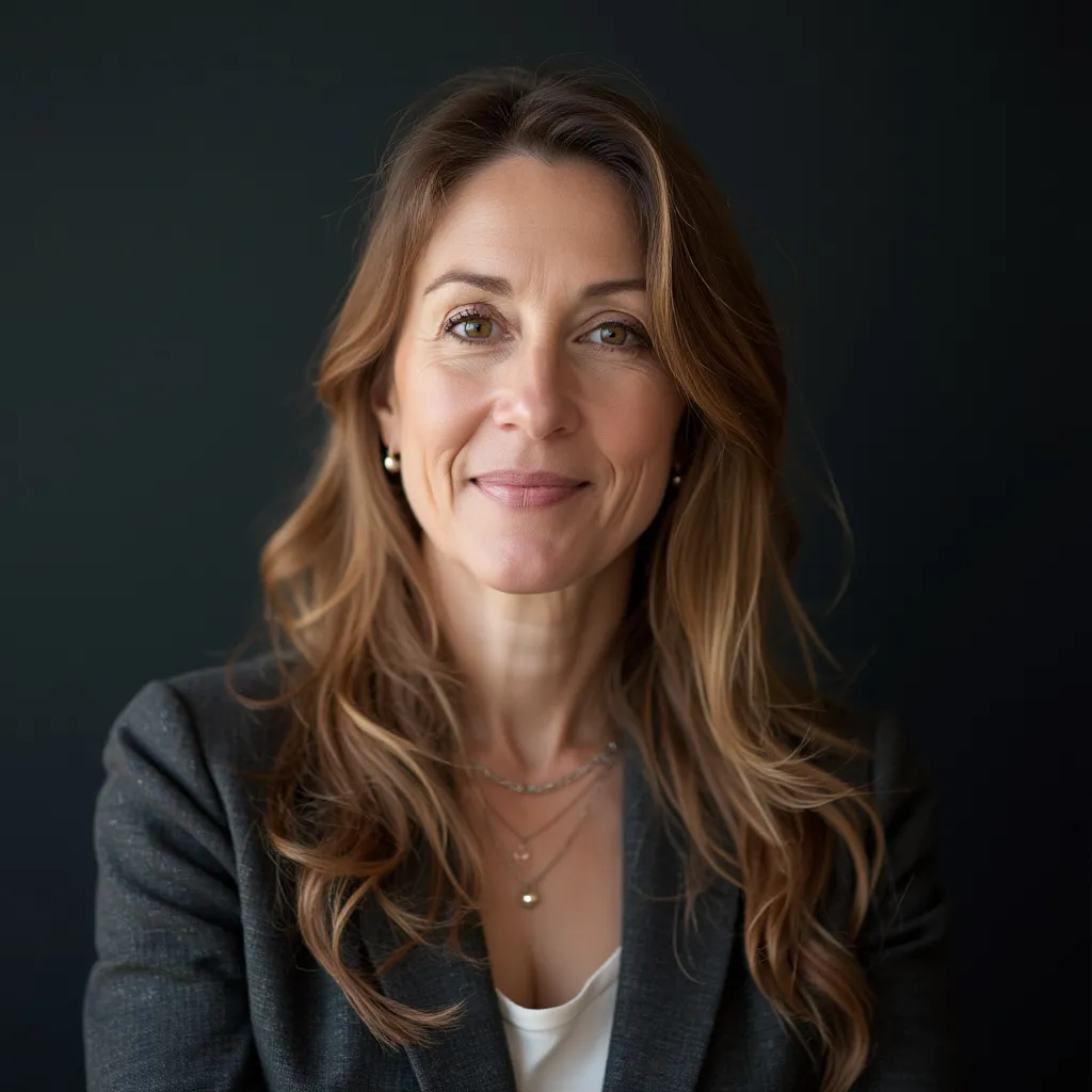Retrato de Maria Garcia, Consultora Principal