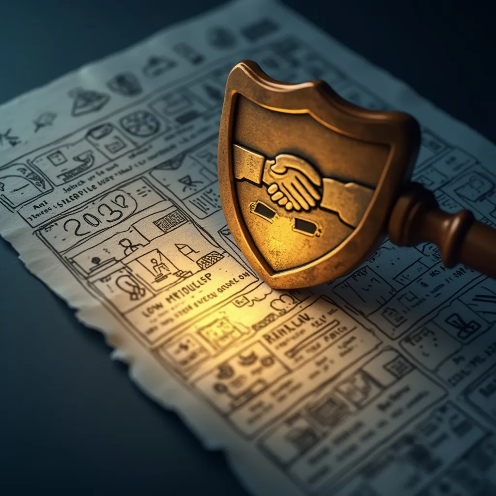 Iconos legales y de acuerdo con tema oscuro